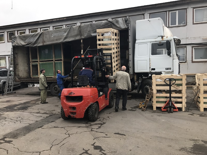 Отгрузка дробеструйного оборудования в Свердловскую область